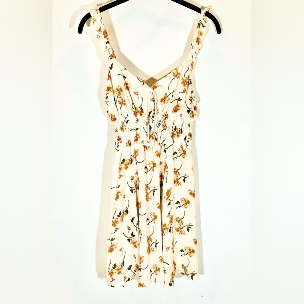 Beautiful and Rare Reformation Cream Floral Dress - New Condition
